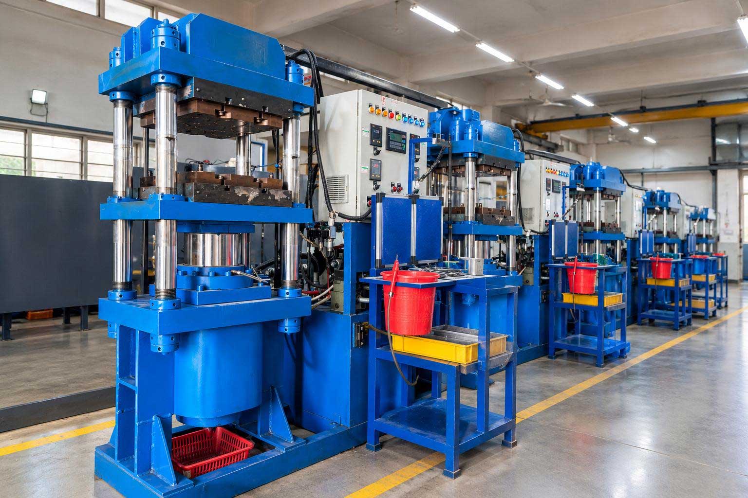 Mirak Industries rubber compression moulding manufacturing facility